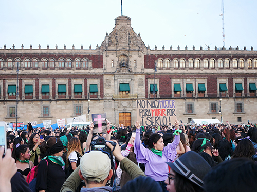 Protest in Mexico