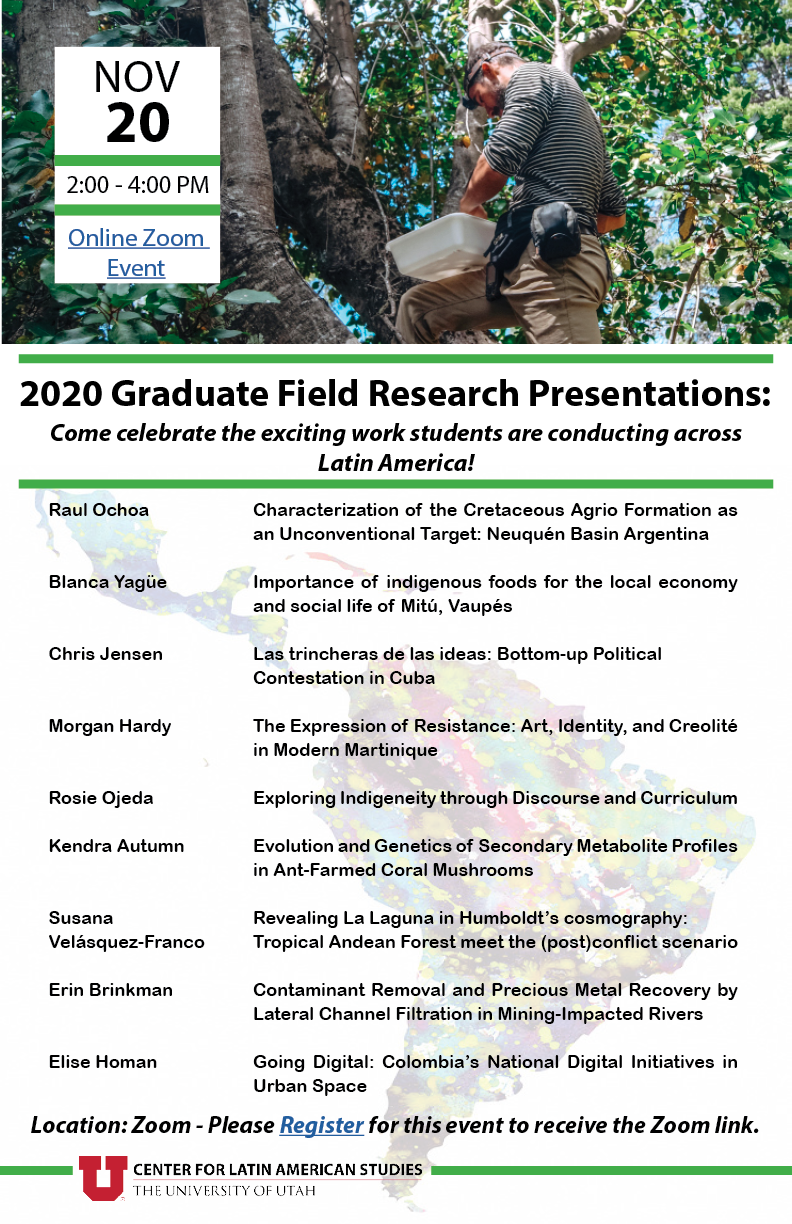 2020 Graduate Field Research Presentations